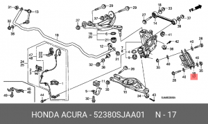 Деталь 52380SJAA01 HONDA