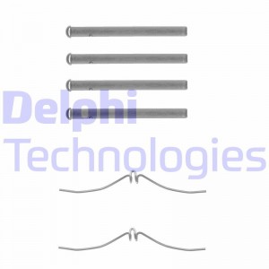 Комплектующие, колодки дискового тормоза LX0091 DELPHI
