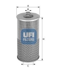 Топливный фильтр 26.612.00 UFI