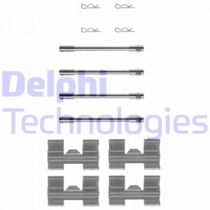 Комплектующие, колодки дискового тормоза LX0031 DELPHI
