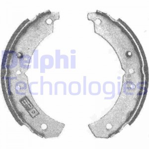 Комплект тормозных колодок LS1043 DELPHI