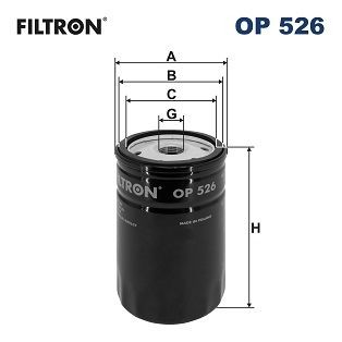 Фильтр масляный двигателя OP 526 FILTRON