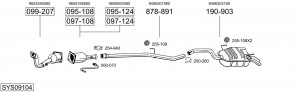 Выпускной трубопровод 836131 BOSAL