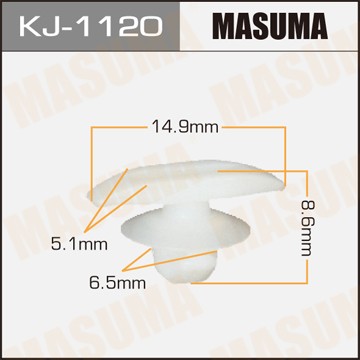 Клипса крепежная KJ1120 MASUMA