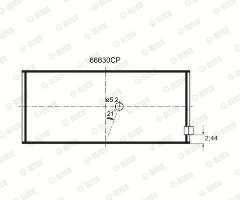 Подшипник 66630CP GLYCO