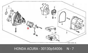 Коммутатор, система зажигания 30130P54006 HONDA