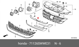 Деталь 71126SWWE31 HONDA