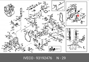 Болт 93192476 IVECO