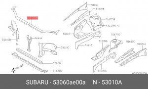 Деталь 53060AE00A SUBARU