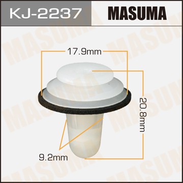 Клипса крепежная KJ2237 MASUMA