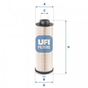 Топливный фильтр 26.016.00 UFI