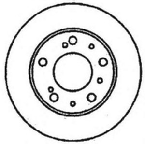 Тормозной диск 561137B BENDIX JURID