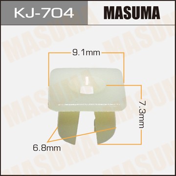Клипса крепежная KJ704 MASUMA