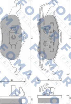 Колодки тормозные дисковые 51668881 ROULUNDS BRAKING