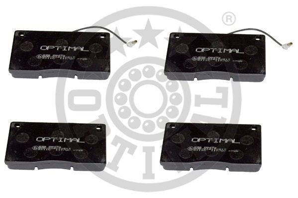 Комплект тормозных колодок, диско 9473 OPTIMAL