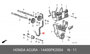 Ремень ГРМ 14400PK2004 HONDA