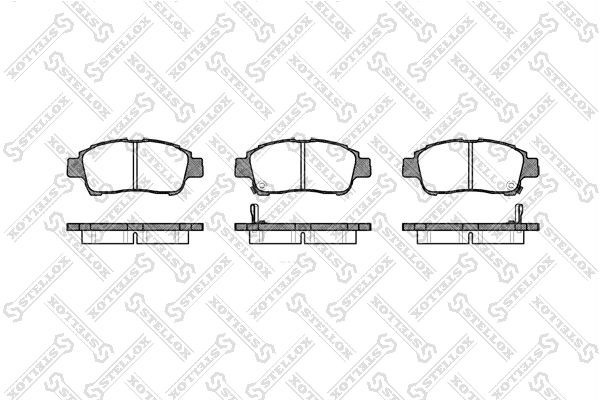 Колодки тормозные дисковые 723-002-SX STELLOX