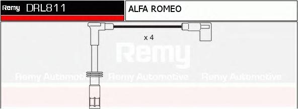 Ккомплект проводов зажигания DRL811 DELCO REMY