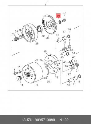 Прокладка 9-09571-308-0 ISUZU
