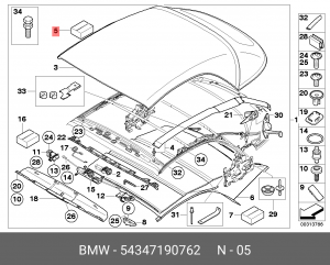 Деталь 54 34 7 190 762 BMW