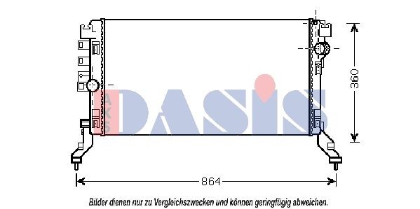 Испаритель, кондиционер 820690N AKS DASIS