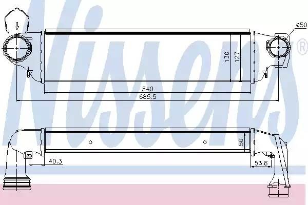 Интеркулер 96654 NISSENS
