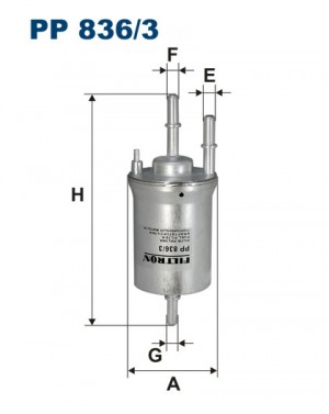 Фильтр топливный PP8363 FILTRON