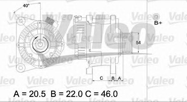 Генератор 437356 VALEO PHC