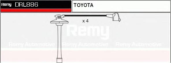 Ккомплект проводов зажигания DRL886 DELCO REMY