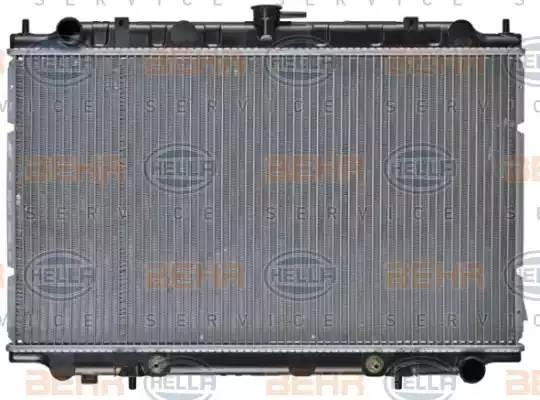 Радиатор, охлаждение двигател 8MK 376 724-691 HELLA