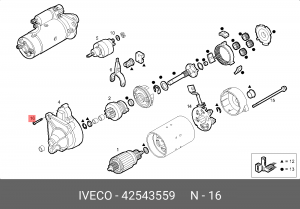 Болт 42543559 IVECO