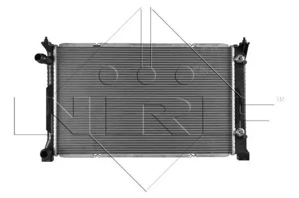 Радиатор, охлаждение двигател 51586 NRF