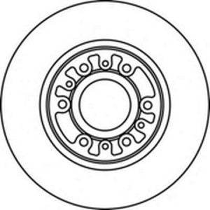 Тормозной диск 562228B BENDIX JURID