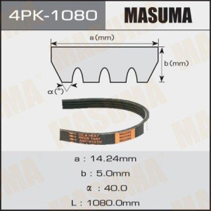 Ремень приводной 4PK-1080 MASUMA