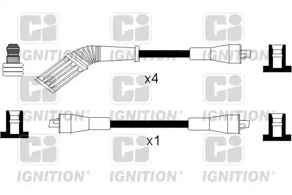 Ккомплект проводов зажигания XC844 QUINTON HAZELL