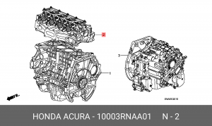 Деталь 10003RNAA01 HONDA