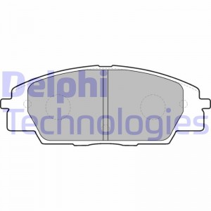 Комплект тормозных колодок, диско LP1559 DELPHI