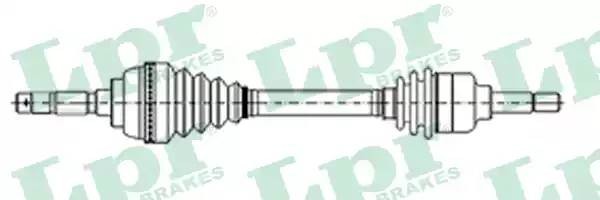 Приводной вал DS28053 LPR