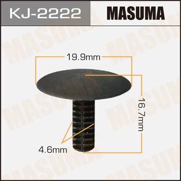 Клипса крепежная KJ2222 MASUMA