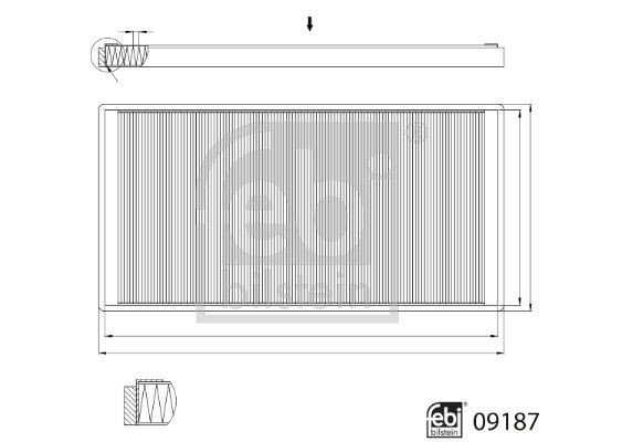 Фильтр салона 09187 FEBI BILSTEIN