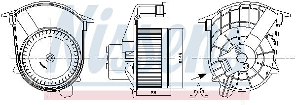 Конденсатор, кондиционер 94812 NISSENS