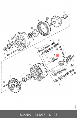 Болт 1314213 SCANIA