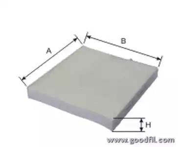 Фильтр салона AG 514 CF GOODWILL