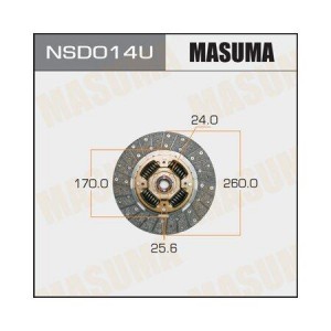 Диск сцепления NSD014 MASUMA