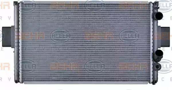 Радиатор, охлаждение двигател 8MK376724501 HELLA