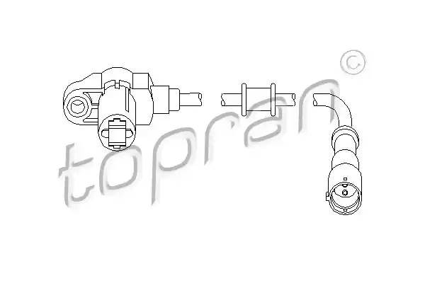 Датчик ABS 207 449 HANS PRIES