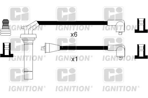 Ккомплект проводов зажигания XC169 QUINTON HAZELL