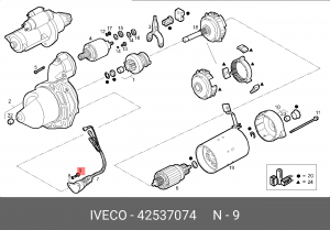 Болт 42537074 IVECO