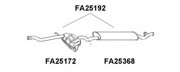 Глушитель выхлопных газов конечный FA25386 VENEPORTE