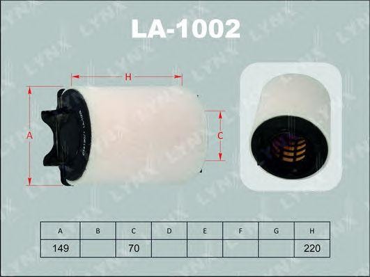 Фильтр воздушный LA-1002 LYNXAUTO